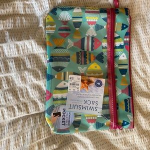 NWT Fish Print Swim Suit Bag 🐠🏊🏻‍♀️